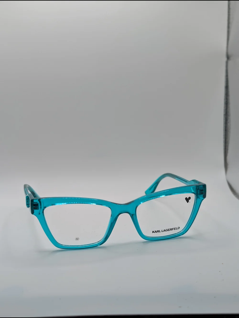 ​Karl Lagerfeld KL6135 Aqua Turquoise Cat Eye Eyeglass Frames NWT 53-18-140